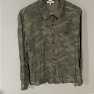 Maurices Camo Button Down